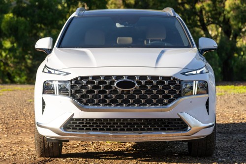 HYUNDAI SANTA FE IV TM 2020-2024 PO FACELIFTINGU ZDERZAK PRZEDNI GÓRNY 86511S1500