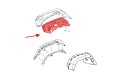 JEEP WRANGLER JK 2007-2018 WSPORNIK ŚLIZG PRAWEGO PRZEDNIEGO NADKOLA 55078134AF