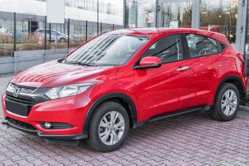 HONDA HR-V II RU 2015-2018 PRZED FACELIFTINGIEM LISTWA BŁOTNIKA PRZEDNIA LEWA 74157T7WA01