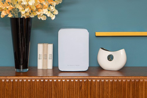 LODÓWKA KOSMETYCZNA 10L 12V Z FUNKCJĄ GRZANIA DO 50-65°C BIAŁA