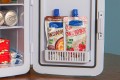 LODÓWKA BIUROWA 10L 12V Z FUNKCJĄ GRZANIA DO 50-65°C BIAŁA + GRATIS