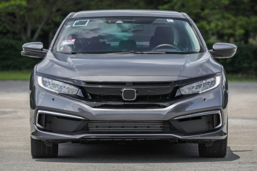 HONDA CIVIC X 2019-2021 SEDAN PO FACELIFTINGU KRATKA HALOGENU Z CHROMOWANĄ LISTWĄ PRAWA 71180TBAK50