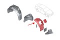 BMW SERIA 7 G12 2015-2022 NADKOLE PRZEDNIE PRAWE CZĘŚĆ PRZEDNIA 51717340194