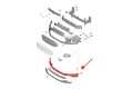 FORD ECOSPORT MK2 II 2012-2017 PRZED FACELIFTINGIEM SPOILER PRZEDNIEGO ZDERZAKA CN1517D957CAW