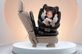 FOTELIK SAMOCHODOWY OBROTOWY 360° CZARNY 40-150 CM i-Size R129 + ISOFIX