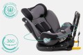 FOTELIK SAMOCHODOWY OBROTOWY 360° CZARNO-SZARY 40-150 CM i-Size R129 + ISOFIX