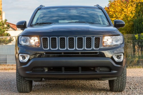 JEEP COMPASS I MK49 2011-2017 PO FACELIFTINGU LIMITED CHROMOWANE OSŁONY PRZEDNICH HALOGENÓW