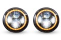 JEEP WRANGLER JK 2007-2018 LAMPY PRZEDNIE LEDOWE 7'' HALO EYES