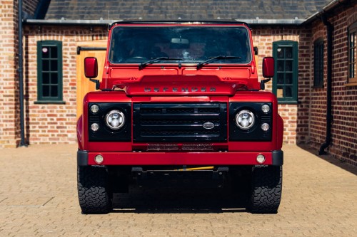LAND ROVER DEFENDER 90/110 LAMPY PRZEDNIE LEDOWE 7'' HALO EYES