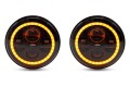 JEEP WRANGLER JK 2007-2018 LAMPY PRZEDNIE LEDOWE 7'' HALO EYES