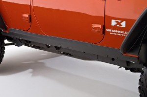 JEEP WRANGLER JK 2007-2018 4 DRZWI PANELE OCHRONNE PROGU KOMPLET 2 SZTUKI