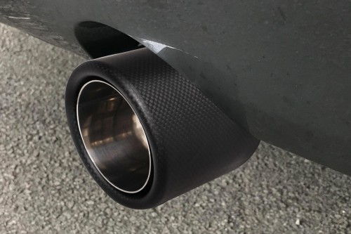 TUNINGOWA KOŃCÓWKA WYDECHU 2" 54 MM KARBON