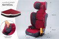 CARMEN FOTELIK SAMOCHODOWY PODSTAWKA 2w1 I SIZE 100-150 CM R129