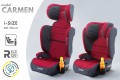 CARMEN FOTELIK SAMOCHODOWY PODSTAWKA 2w1 I SIZE 100-150 CM R129