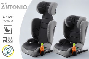 ANTONIO FOTELIK SAMOCHODOWY PODSTAWKA 2w1 I SIZE 100-150 CM R129 ISOFIX