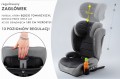 ANTONIO FOTELIK SAMOCHODOWY PODSTAWKA 2w1 I SIZE 100-150 CM R129 ISOFIX