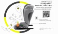 ANTONIO FOTELIK SAMOCHODOWY PODSTAWKA 2w1 I SIZE 100-150 CM R129 ISOFIX