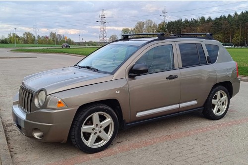 JEEP COMPASS I MK49 2007-2010 PRZED LIFTINGIEM BELKI DACHOWE POPRZECZNE CZARNE 82209622