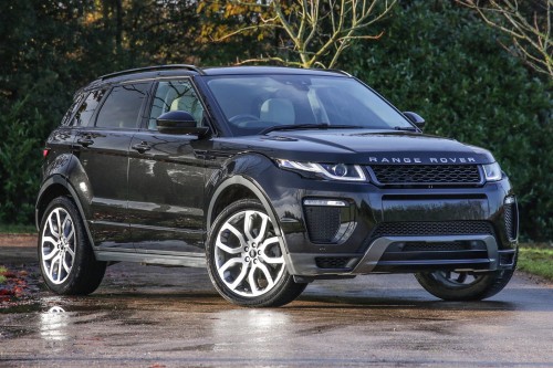 RANGE ROVER EVOQUE L538 2011-2018 RELINGI DACHOWE CZARNE DACH PANORAMICZNY
