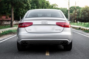 AUDI A4 B8 2011-2015 PO FACELIFTINGU DYFUZOR ZDERZAKA TYLNEGO