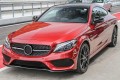 MERCEDES C-CLASS C205 COUPE 2017-2018 LISTWA PRZEDNIEGO ZDERZAKA ŚRODKOWA CZARNA A2058852700