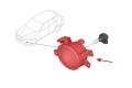 BMW X1 E84 2009-2015 LAMPA PRZECIWMGIELNA PRZEDNIA LEWA 63172993525
