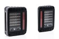 JEEP WRANGLER JK 2007-2018 BLACK LIGHT LAMPY TYLNE LED