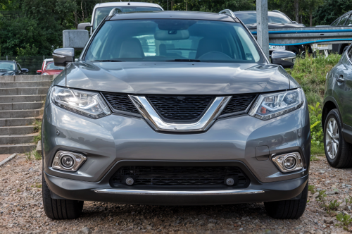 NISSAN X-TRAIL III T32 2014-2017 PRZED FACELIFTINGIEM OSŁONA PRZEDNICH LAMP PRZECIWMGIELNYCH