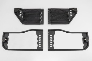 JEEP WRANGLER JK 2007-2018 4D DRZWI RUROWE Z SAKWAMI NA TYLNYCH DRZWIACH