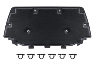 VOLVO XC60 I 2008-2013 PRZED FACELIFTINGIEM WYGŁUSZENIE MASKI KOMPLET ZE SPINKAMI 31294504