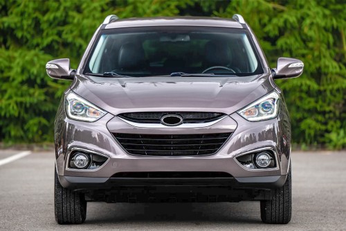 HYUNDAI ix35 LM 2010-2015 KOMPLETNY ZDERZAK PRZEDNI Z GRILLEM I LAMPAMI PRZECIWMGIELNYMI 865112Y000
