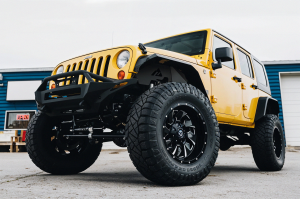JEEP WRANGLER JK JKU 2007-2018 TYLNE WEWNĘTRZNE NADKOLA ALUMINIOWE 