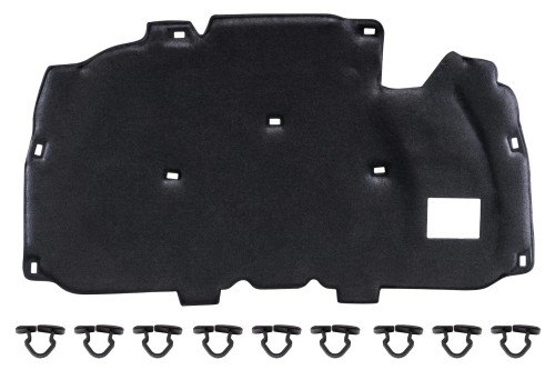 VOLVO S40 II 2004-2012 BENZYNA WYGŁUSZENIE MASKI KOMPLET ZE SPINKAMI 30740133