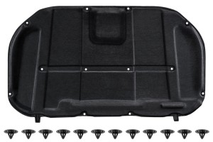 TOYOTA HILUX VIII AN120 2015-2025 WYGŁUSZENIE MASKI Z KOMPLETEM SPINEK 533410K250