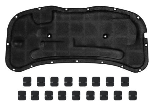 VOLKSWAGEN POLO IV 9N 9A4 2006-2010 WYGŁUSZENIE MASKI 6Q0863835C
