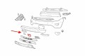 JEEP GRAND CHEROKEE IV WK2 2014-2017 PO FACELIFTINGU RAMKA CZUJNIKA TEMPOMATU 68143108AB