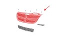 DODGE JOURNEY I 2008-2020 GRILL PRZEDNI ATRAPA CHŁODNICY CZARNA 5NB56TZZAA