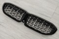 BMW SERIA 3 G20 2018+ TUNINGOWY GRILL PRZEDNI DIAMOND SREBRNY ATRAPA NERKI WERSJA Z KAMERĄ