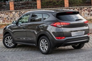 HYUNDAI TUCSON III TL 2015-2020 LISTWA TYLNEGO LEWEGO BŁOTNIKA  87741D7000 