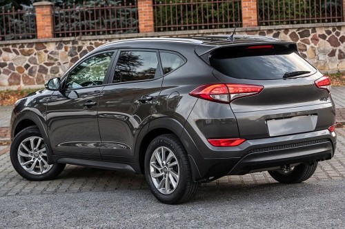 HYUNDAI TUCSON III TL 2015-2020 LISTWA TYLNEGO LEWEGO BŁOTNIKA  87741D7000