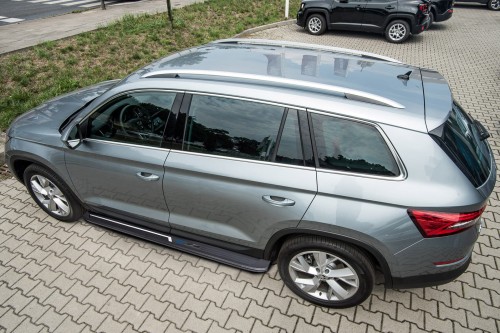 SKODA KODIAQ NS7 2017-2024 STOPNIE BOCZNE PROGI SAMOCHODOWE