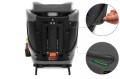 SALVATORE FOTELIK SAMOCHODOWY EKOSKÓRA PODSTAWKA 2w1 I SIZE 100-150 CM R129 ISOFIX