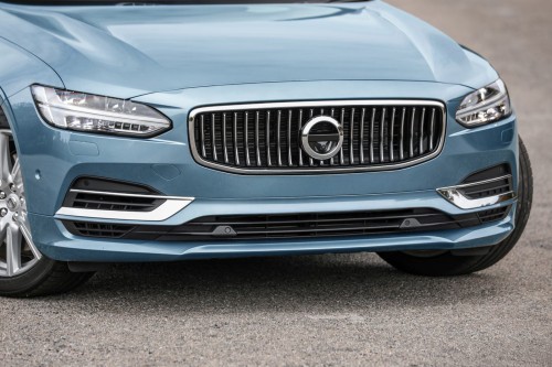 VOLVO S90 2016-2020 PRZED FACELIFTINGIEM PRAWA ZAŚLEPKA KRATKA PRZEDNIEGO ZDERZAKA 31383514
