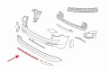 VOLVO XC60 II 2021+ PO FACELIFTINGU CHROMOWANA LISTWA TYLNEGO ZDERZAKA ŚRODKOWA 32227904