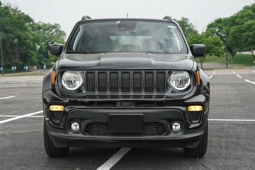 JEEP RENEGADE I BU 2018-2022 PO FACELIFTINGU CZARNE WKŁADKI GRILLA 6VM90SZ0AA