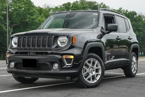 JEEP RENEGADE I BU 2018-2022 PO FACELIFTINGU CHROMOWANA RAMKA PRZEDNIEGO HALOGENU LEWA 6VQ42TZZAA