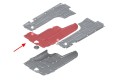 BMW SERIA 5 F07 GRAN TURISMO 2009-2017 MATERIAŁOWA OSŁONA SKRZYNI BIEGÓW ŚRODKOWA 51757207147