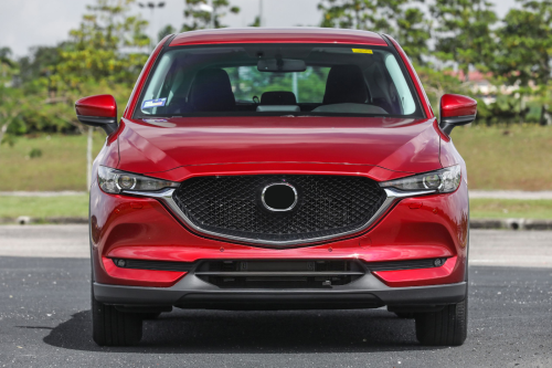 MAZDA CX-5 II 2017-2021 ZDERZAK PRZEDNI POD PDC SPRYSKIWACZE KD8A50031