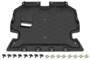MERCEDES E-CLASS W213 2016-2020 PRZED LIFTINGIEM OSŁONA PŁYTA POD SILNIK Z KOMPLETEM ŚRUB A2055240200