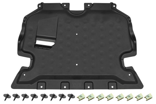 MERCEDES E-CLASS W213 2016-2020 PRZED LIFTINGIEM OSŁONA PŁYTA POD SILNIK Z KOMPLETEM ŚRUB A2055240200